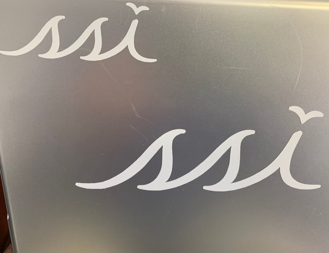 Sticker - Large white logo (6 Inches)