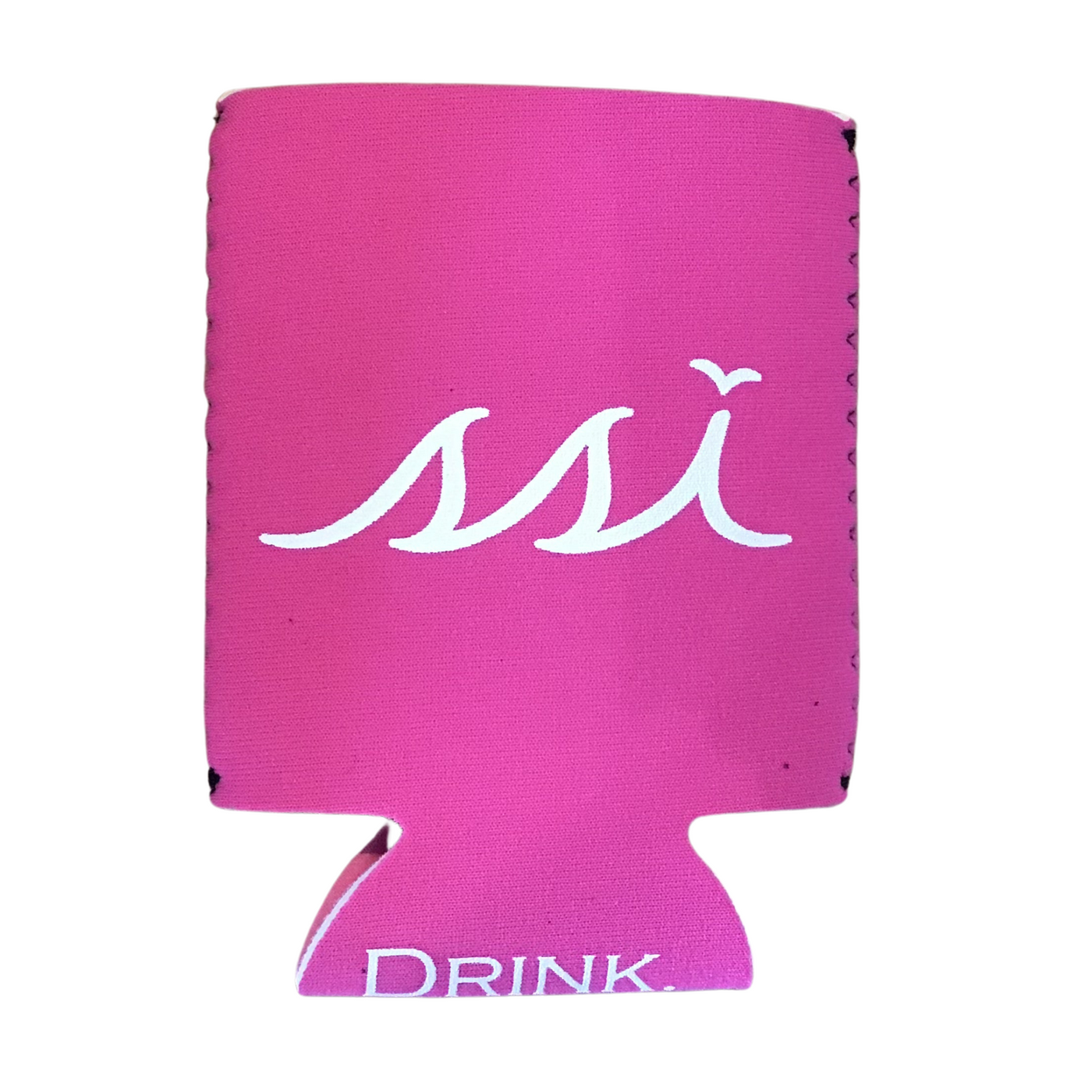 Koozie - Pink With White Logo