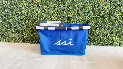 Royal blue tote