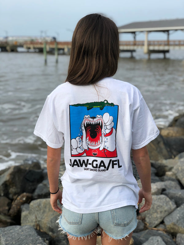 White JAWGA/FL T-Shirt