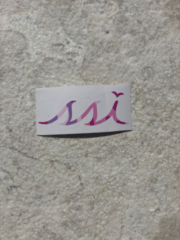 Sticker - Small Pink Camo Logo (3 Inches)