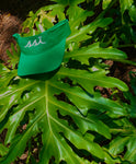 Kelly Green Adult Visor with White Logo- Outdoor Cap