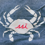 Kids Crab T Shirt Heathered Blue