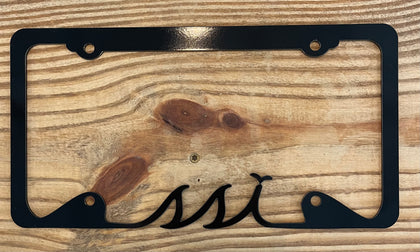 Border License Plate- Black