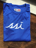 A4 Kids Rash Guard/ Swim Shirt - Royal Blue with White Logo