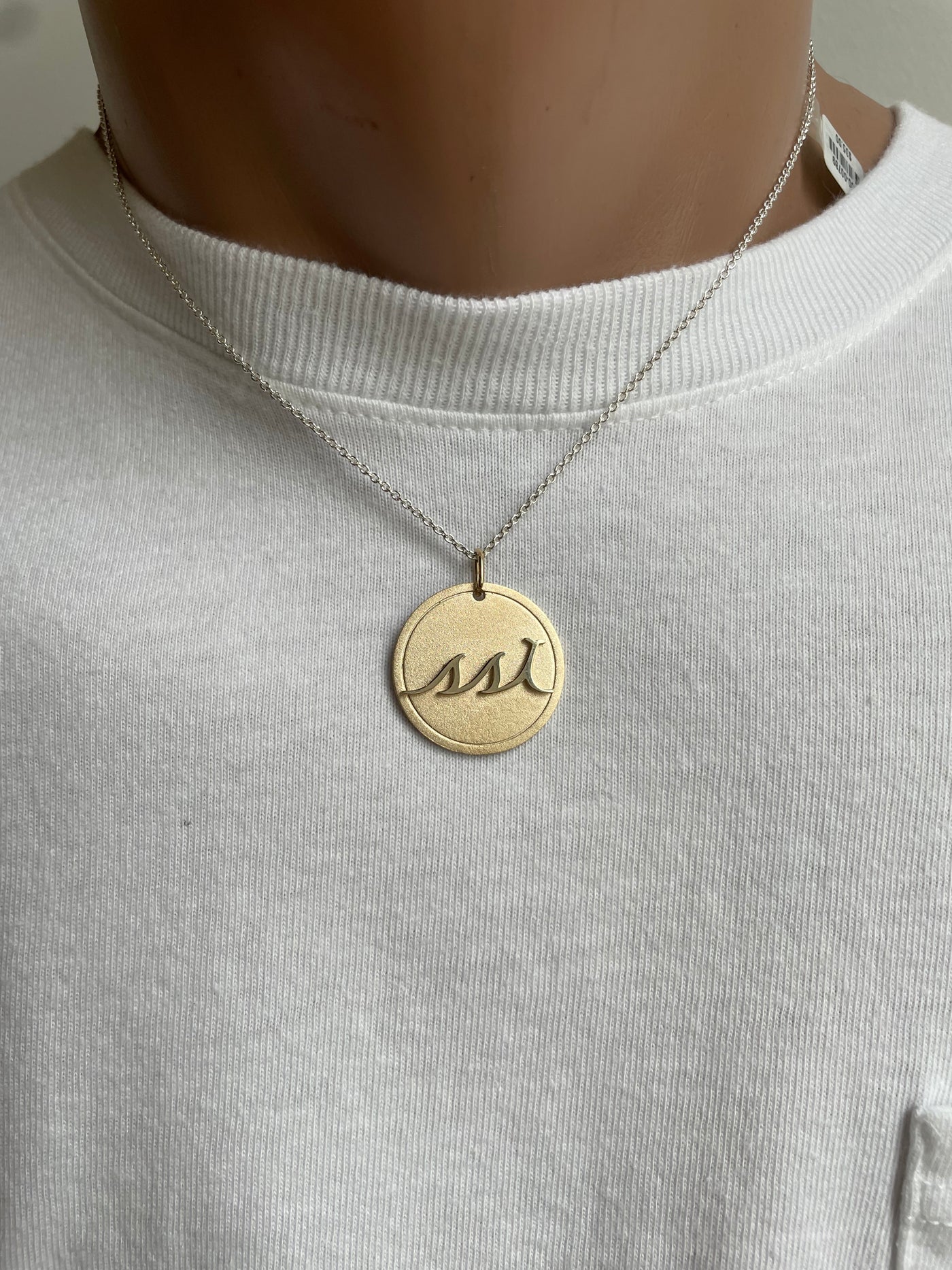 10 Karat Yellow Gold custom logo pendant