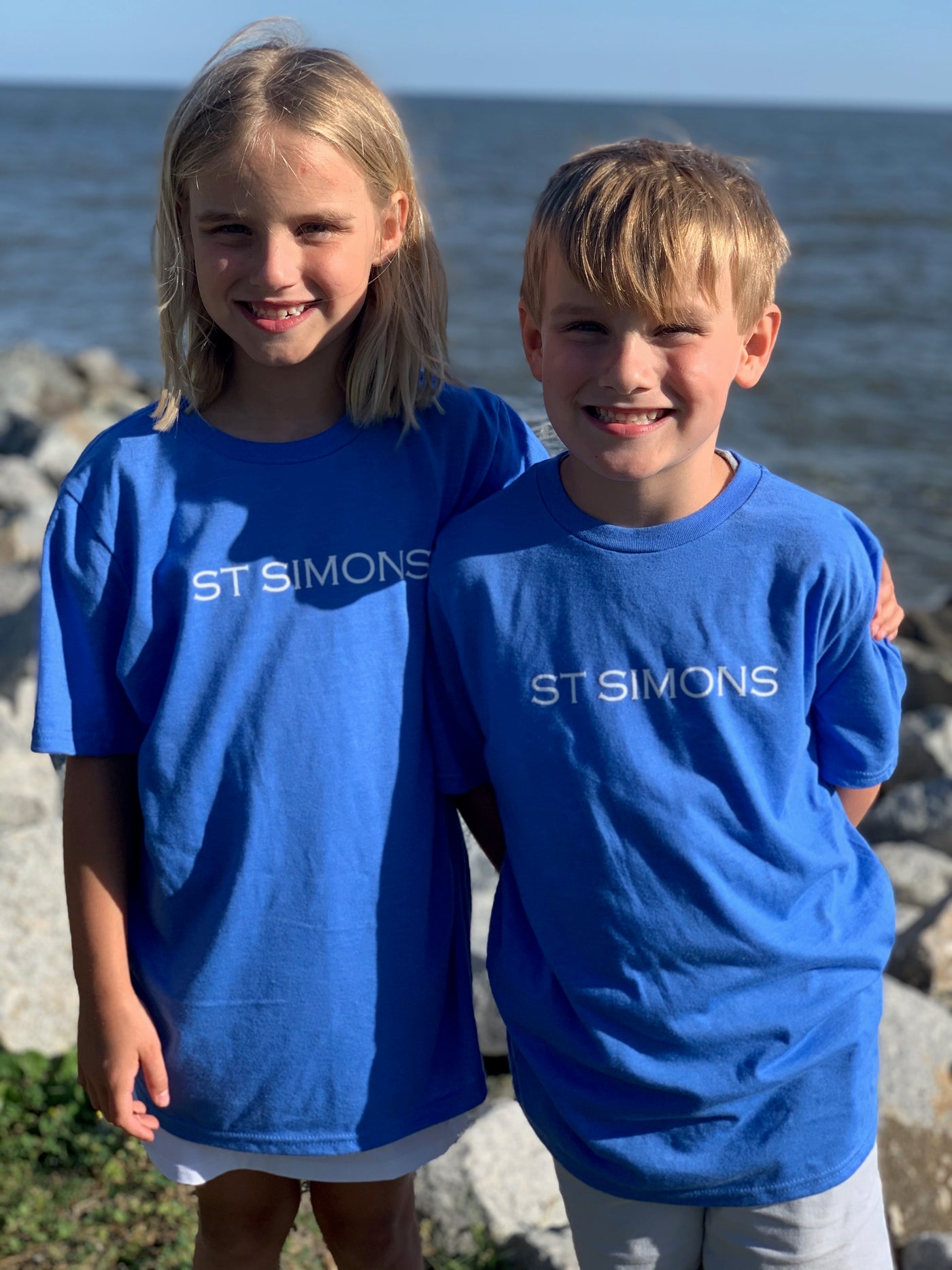 Kids Royal Blue Crab T-Shirt