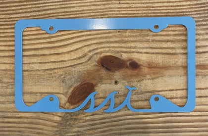 Border License Plate- Blue