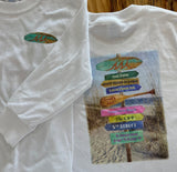 Kids Beach Signs Long Sleeve T Shirt