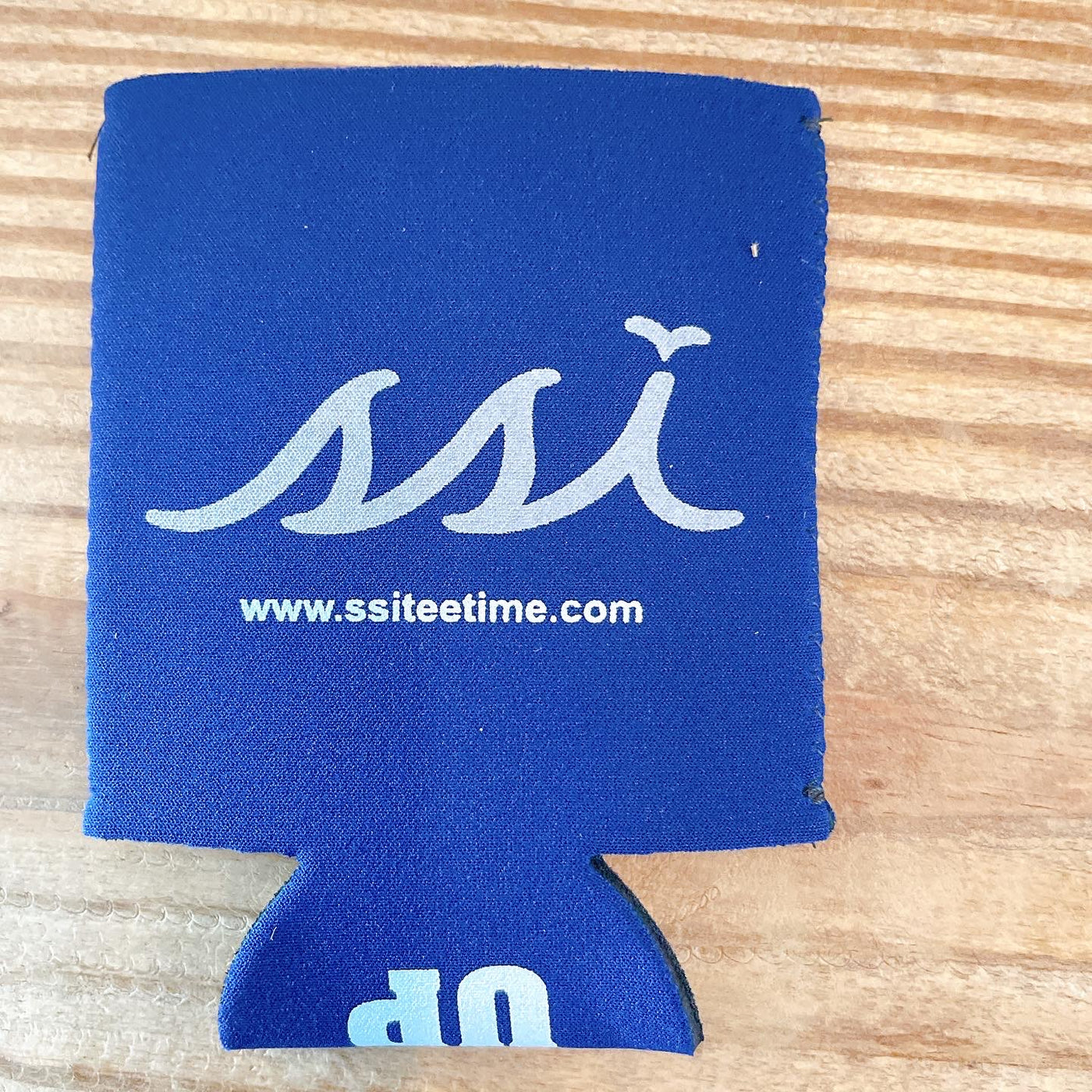 SSI Koozie State Outline Royal Blue / Grey logo